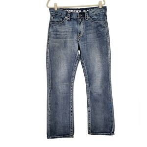 Express Blake Jeans Jeans Mens 33x30 Blue Loose Low Rise Bootcut Actual‎ …